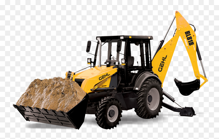 Bl 818 Center Mount-1 Web - Backhoe Manitou, HD Png Download - backhoe png