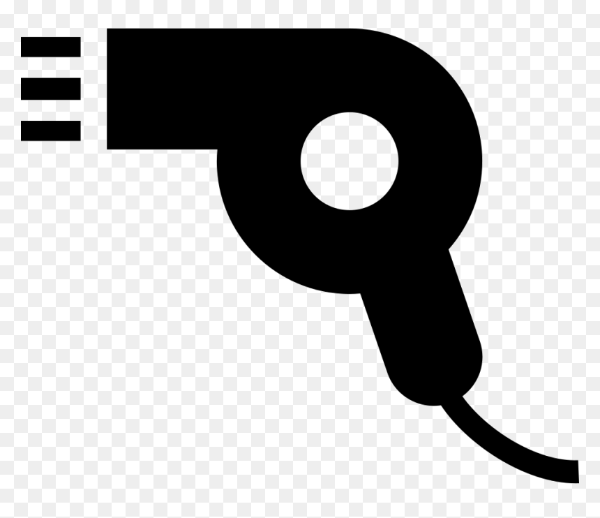 Hair Dryer Hairdryer - Asciugacapelli Icona Png, Transparent Png - hairdryer png