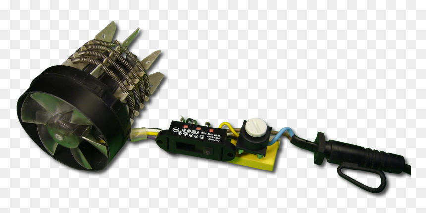Hairdryer Interior - Interior Of A Hair Dryer, HD Png Download - hairdryer png