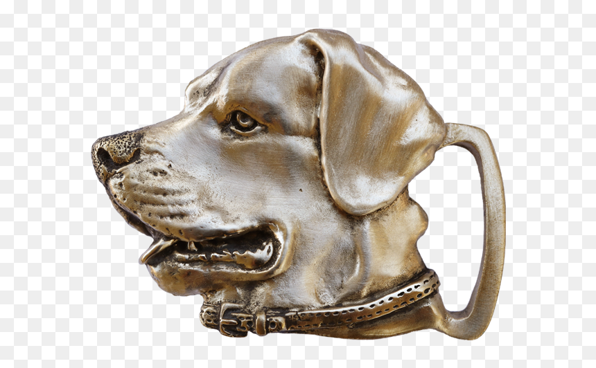 Labrador Retriever Buckle - Dog Catches Something, HD Png Download - labrador retriever png