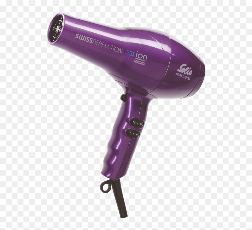 Transparent Hairdryer Png - Solis Swiss Perfection Ion, Png Download - hairdryer png