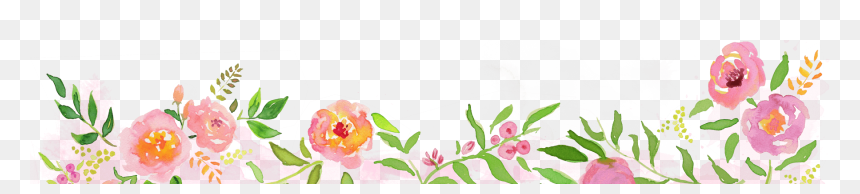 Watercolor Website Template, HD Png Download - beautiful flower png