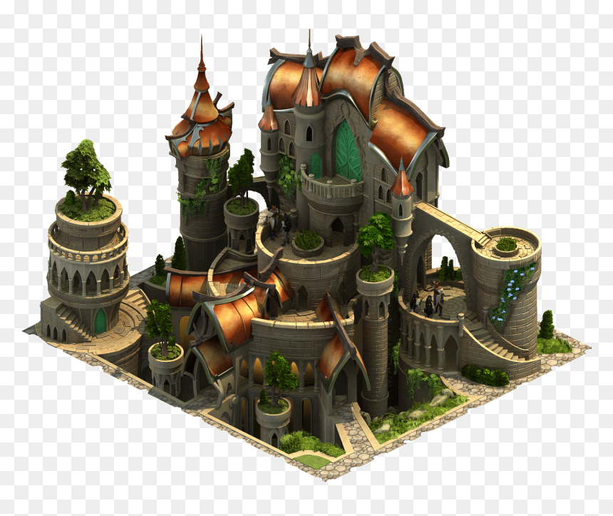 Castle, HD Png Download - town hall png