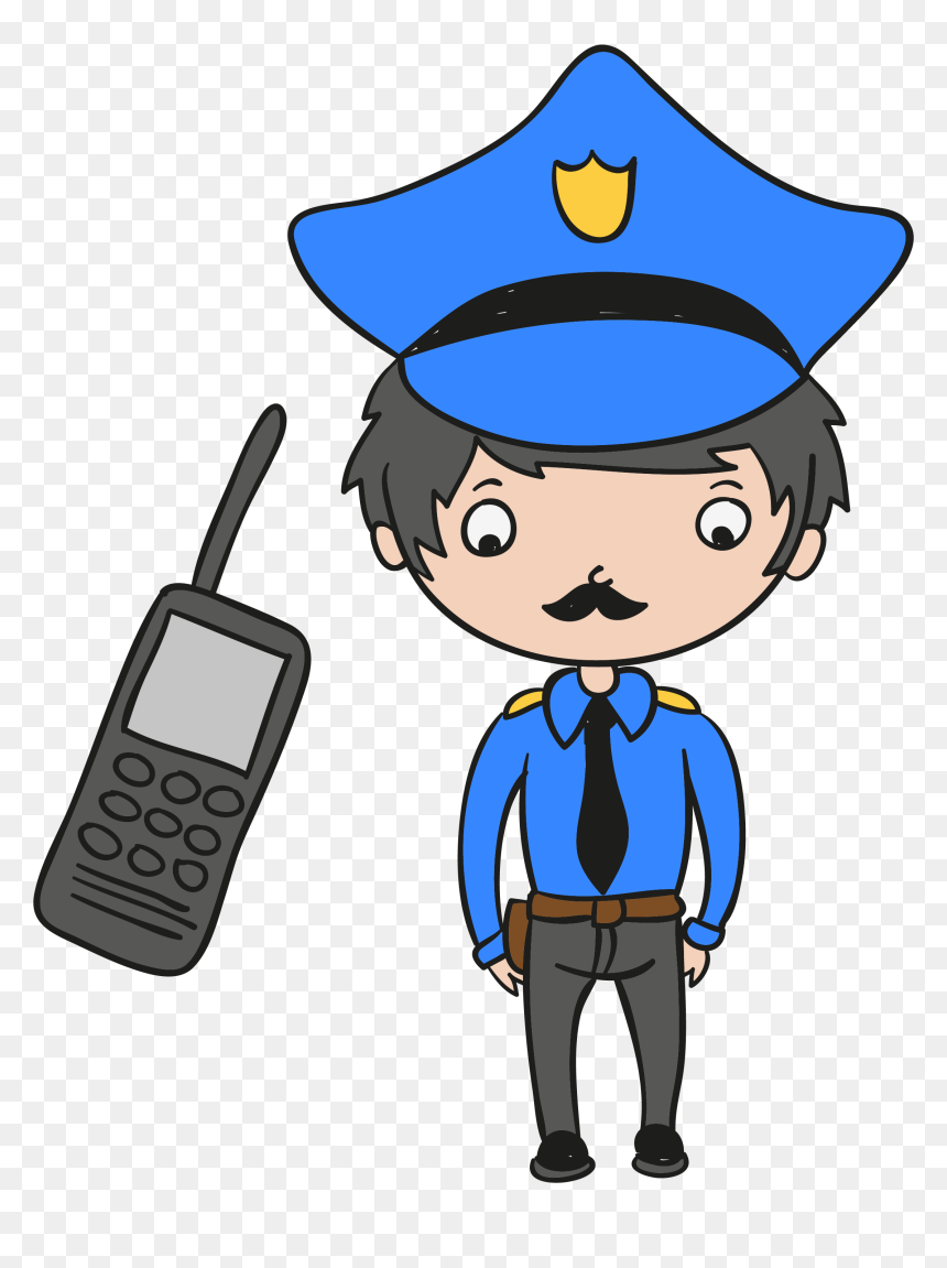 Officer Huge Freebie Download For Car - Clipart Device Police, HD Png Download - police car clipart png