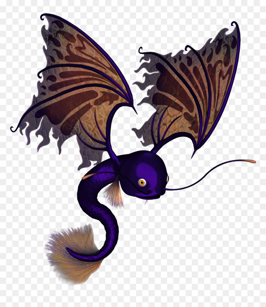 Dragon, HD Png Download - sea creatures png