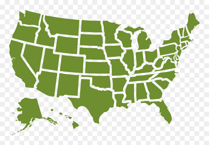 Us Map Stencil, HD Png Download - implementation png