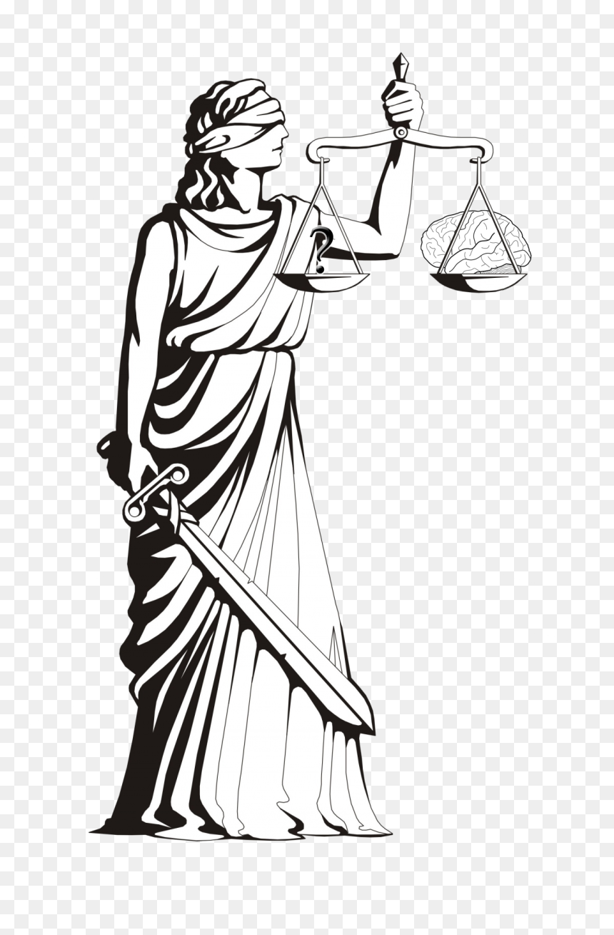 False Memory Justicebrain - Lady Justice No Background, HD Png Download - false png