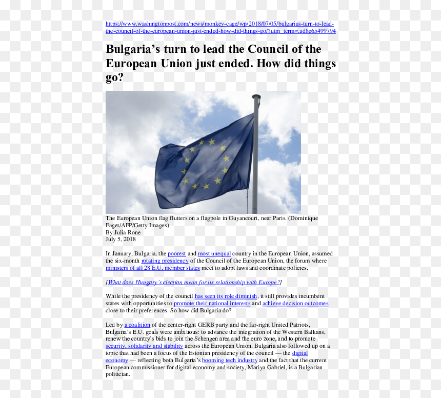 Document, HD Png Download - european union flag png