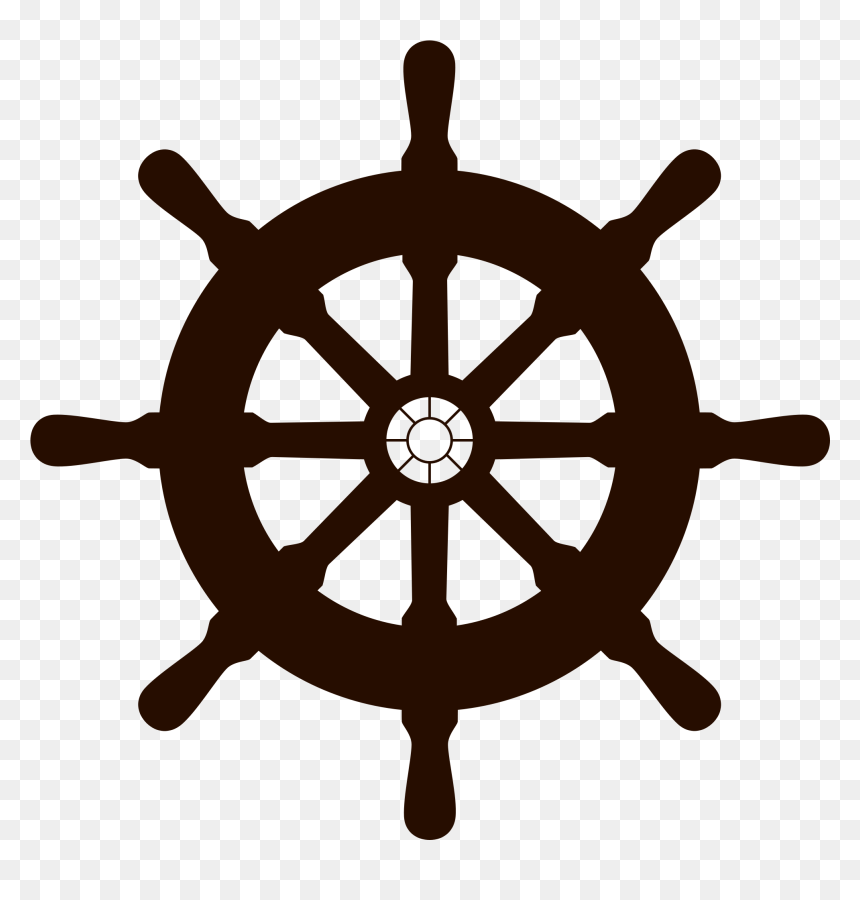 Transparent Ship Steering Wheel Clipart - Ship Steering Wheel Clipart, HD Png Download - ship steering wheel png