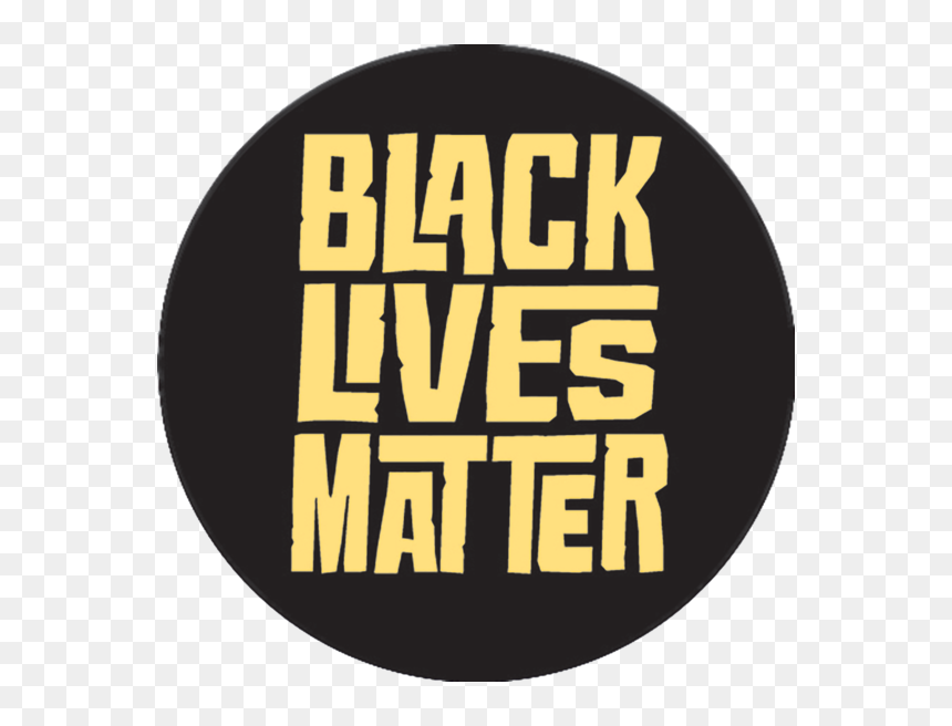 Black Lives Matter Button - Circle, HD Png Download - black subscribe button png