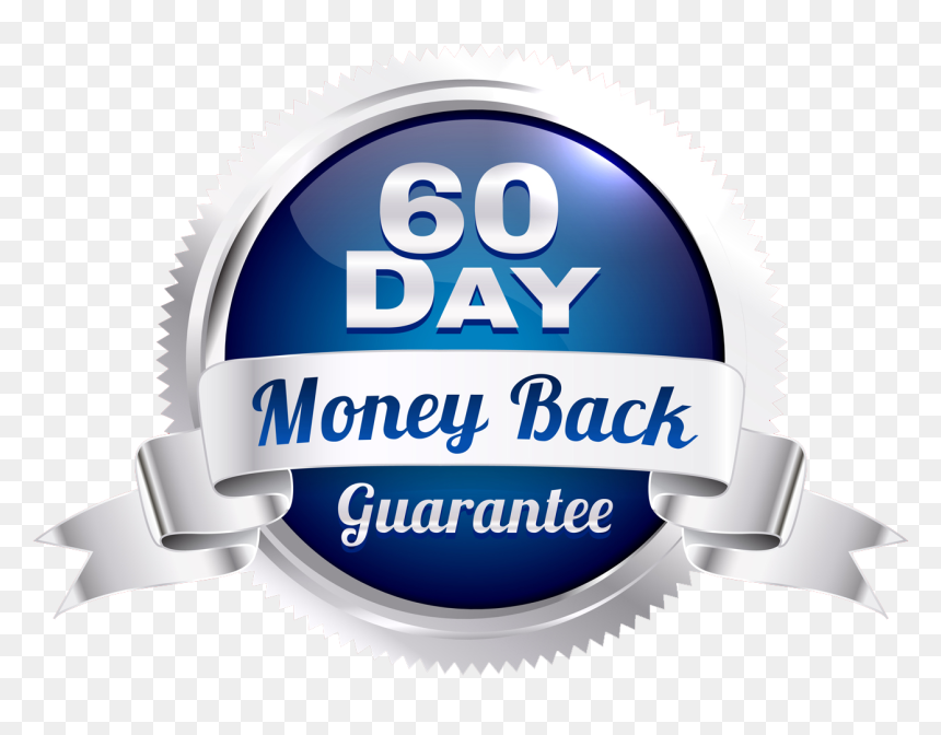 Label, HD Png Download - 60 day money back guarantee png
