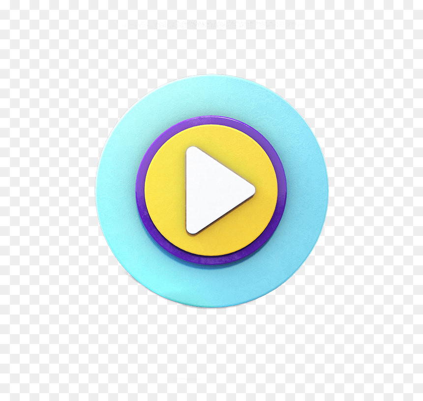 Big Base Camp Backstage Play Icon - Circle, HD Png Download - play icon png transparent