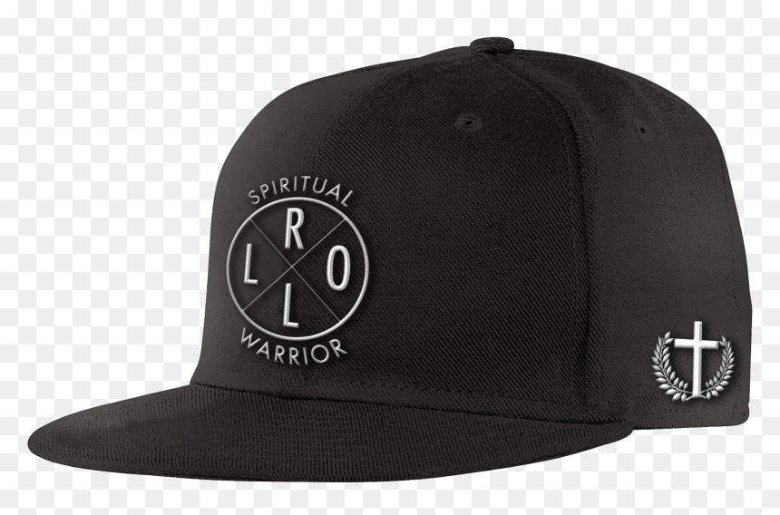 Transparent Snapback Black Hat Spiritual Warrior Flat - Baseball Cap, HD Png Download - black cap png
