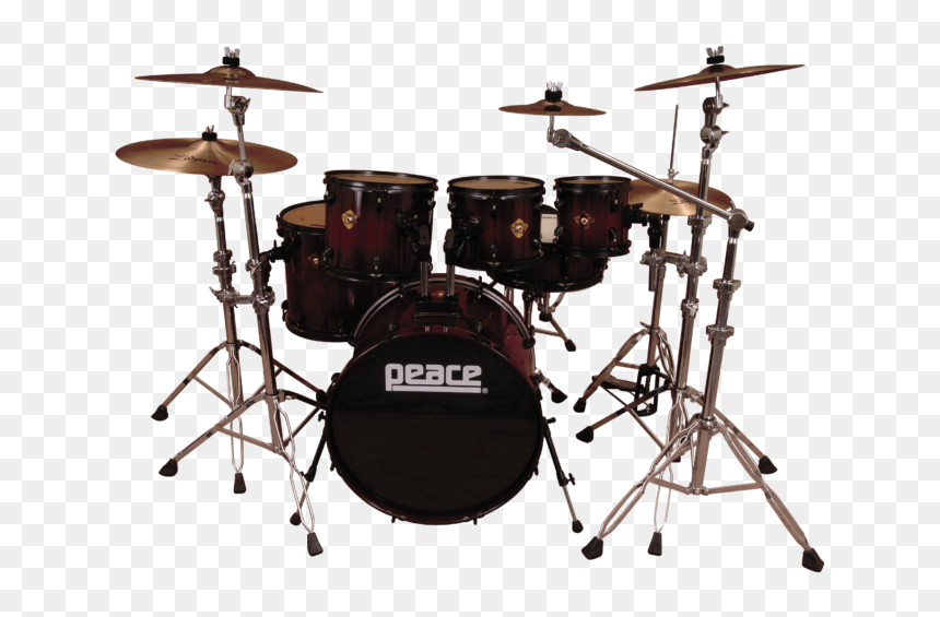 Drum Set Png - Drums Yamaha Mini Red, Transparent Png - yamaha png