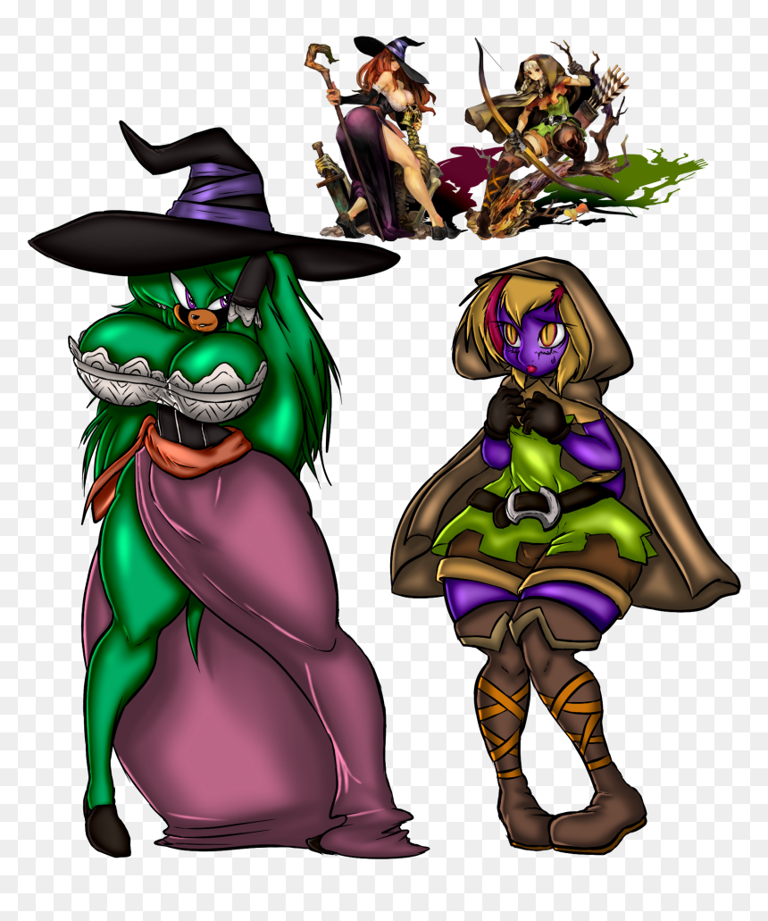 Maji The Enchantress / Maskara The Archer , Png Download - Enchantress Dragon's Crown, Transparent Png - enchantress png