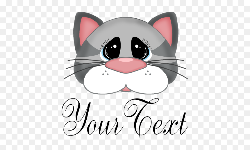 Cartoon, HD Png Download - gray cat png
