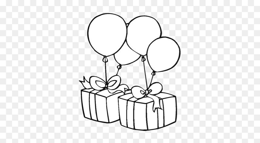 Balloon, HD Png Download - birthday gifts png
