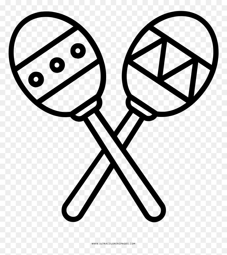 Imagenes Para Colorear Maracas, HD Png Download - maracas png