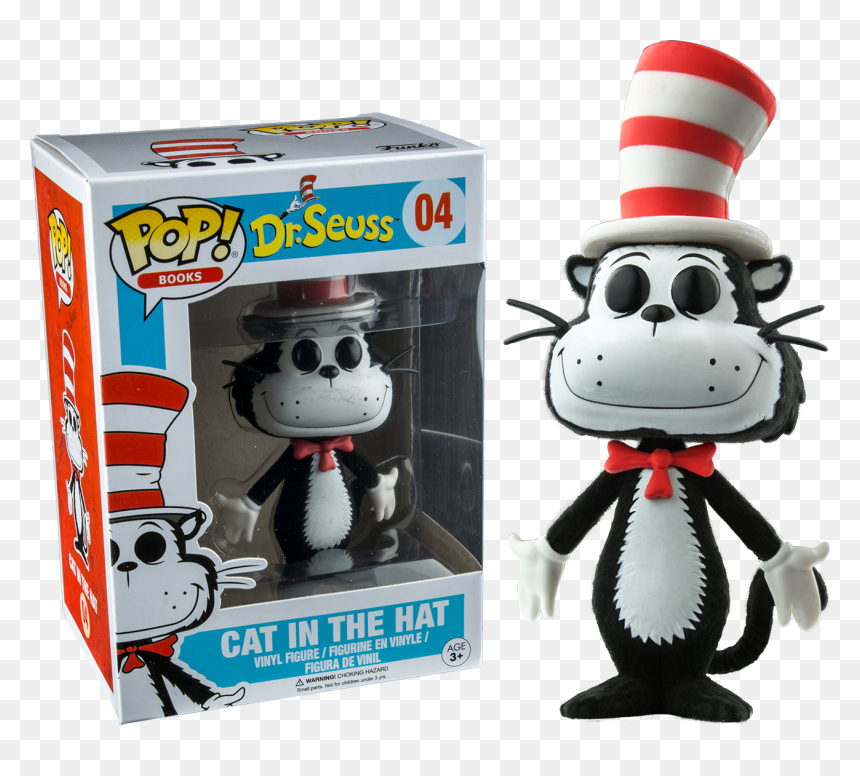 Cat In The Hat Funko Pop, HD Png Download - cat in the hat png