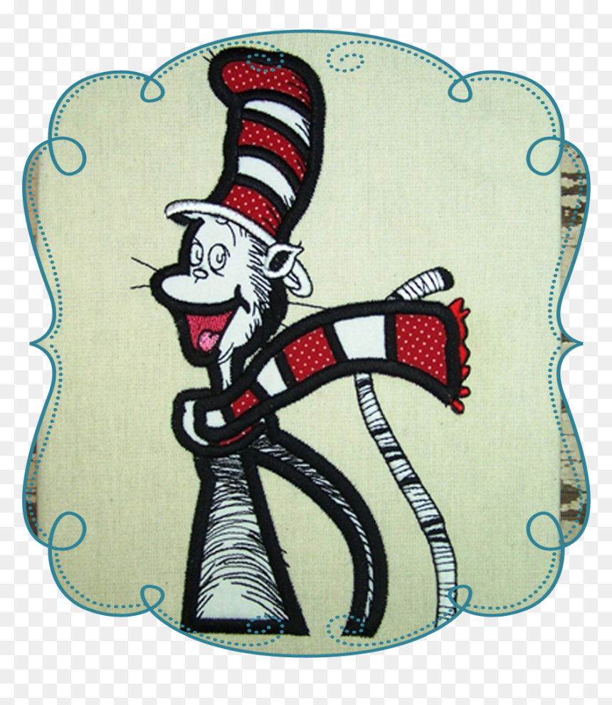 Cartoon, HD Png Download - cat in the hat png