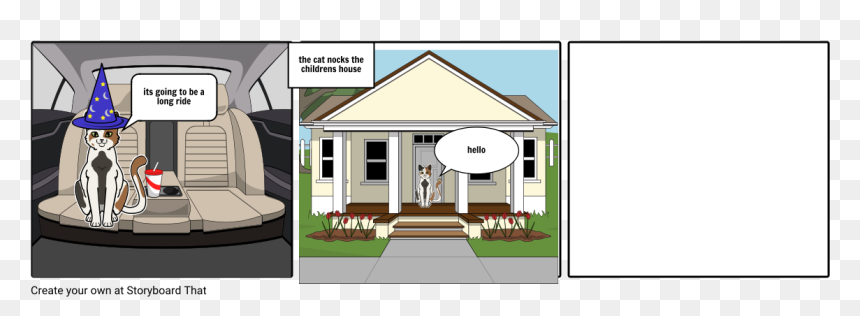 House, HD Png Download - cat in the hat png