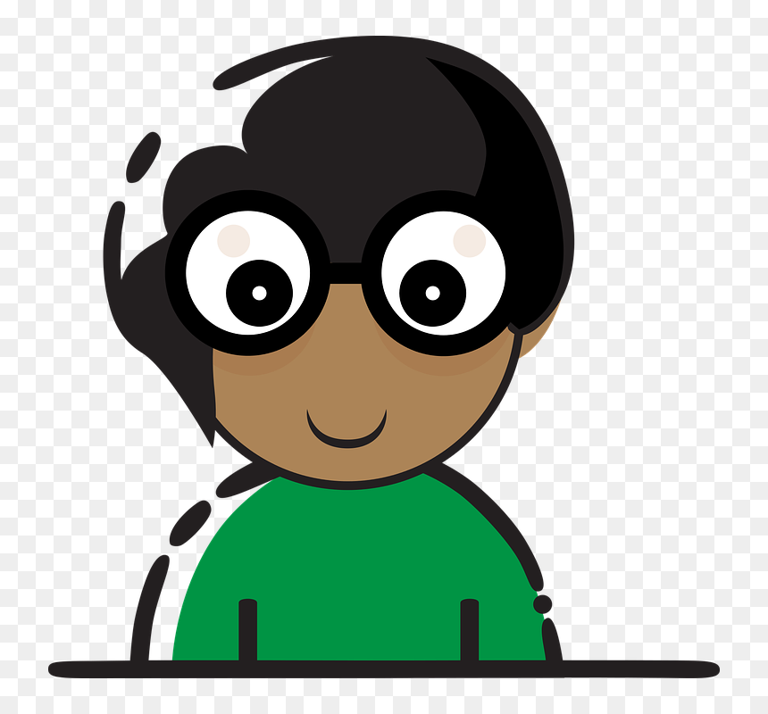 Cartoon Gamers With Glasses, HD Png Download - nerd glasses png