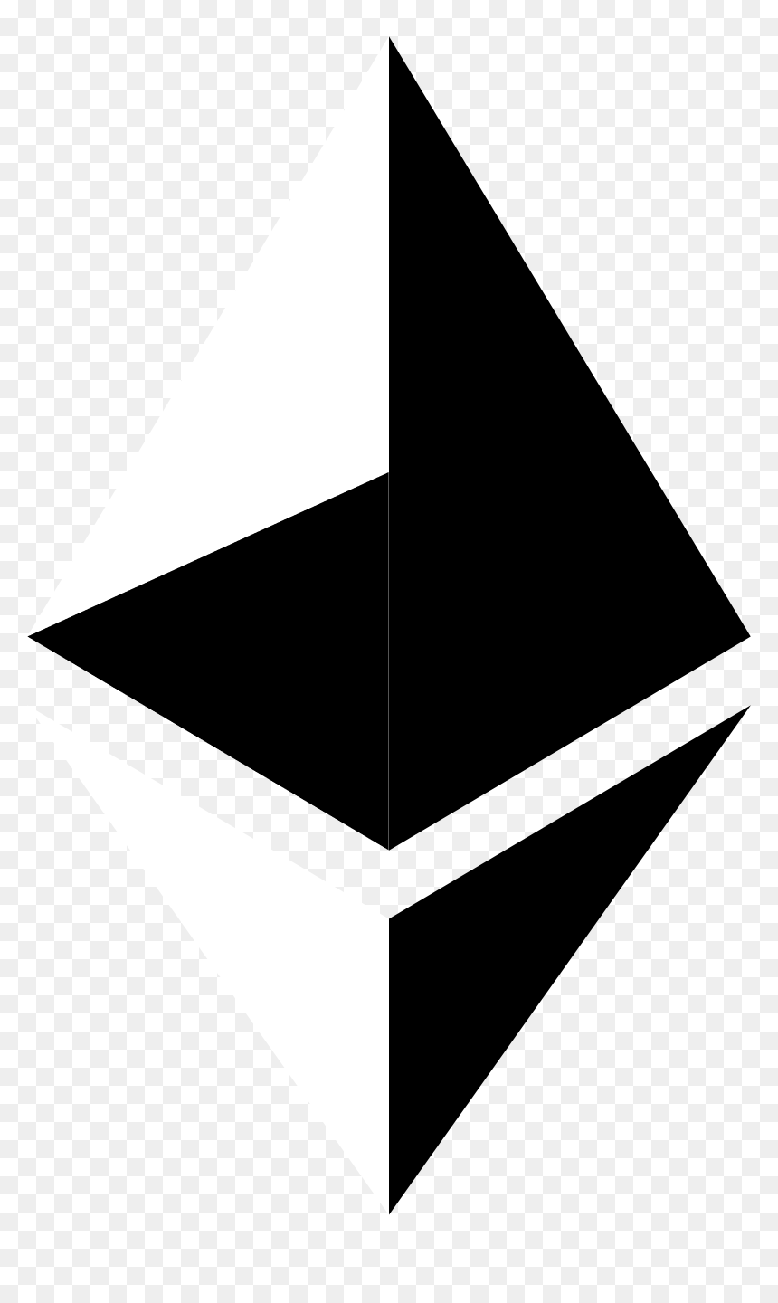 Black Arrow Mark Png, Transparent Png - ethereum png