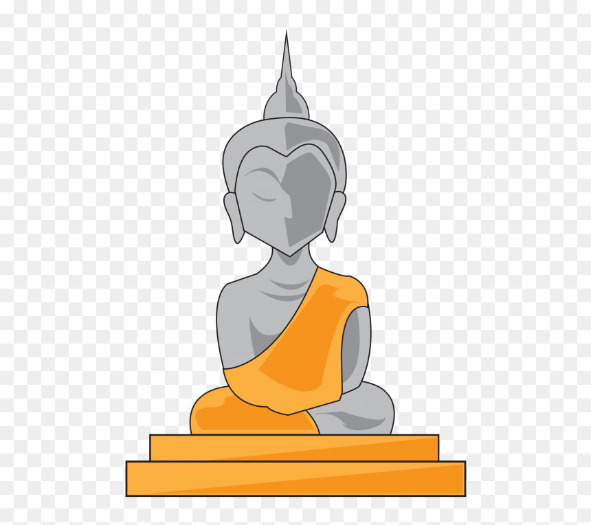 Sitting, HD Png Download - gautam buddha png