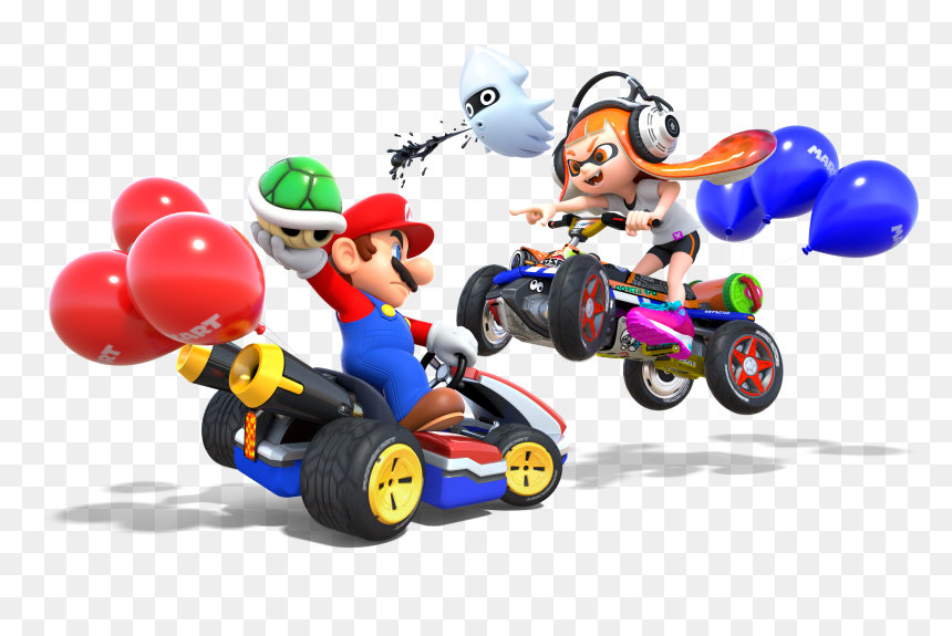Mario Kart 8 Deluxe Battle Mode, HD Png Download - super mario odyssey png