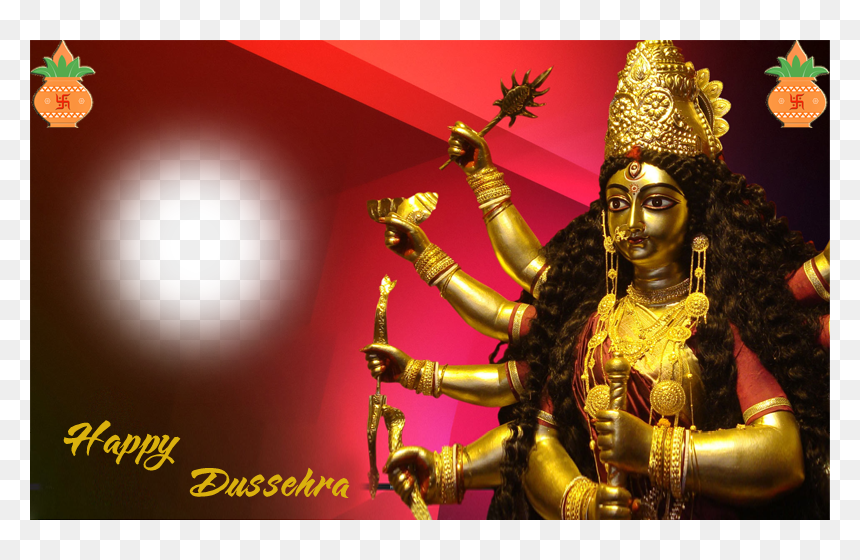 Durga, HD Png Download - durga puja png