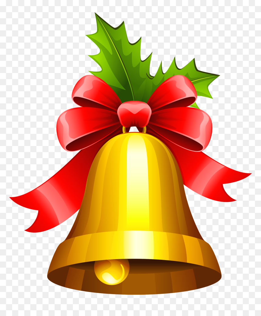 Christmas Bell Clipart, HD Png Download - temple bell png
