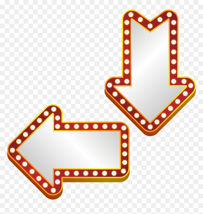 Arrow Lights Png, Transparent Png - light png hd
