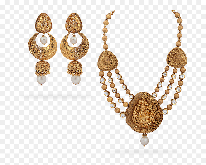 Necklace, HD Png Download - laxmi png