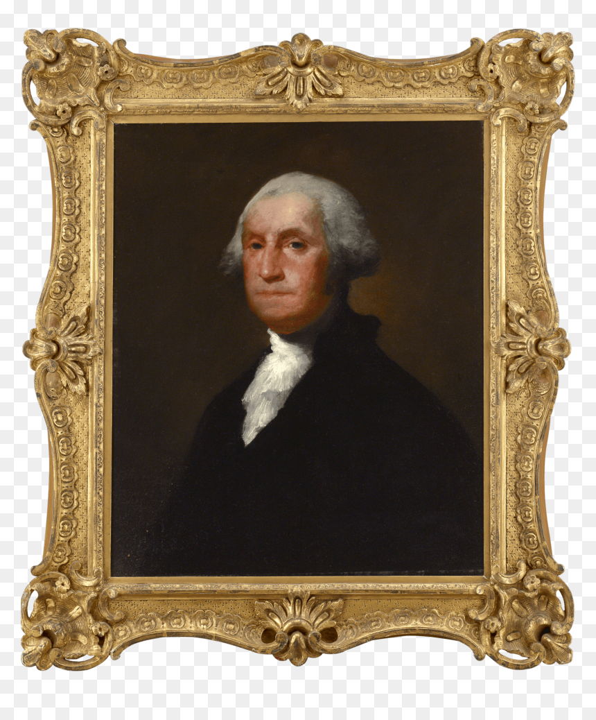 Gilbert Stuart George Washington Painting, HD Png Download - george washington png