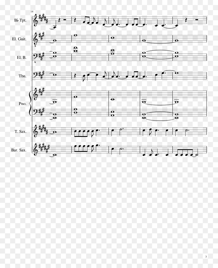 Sheet Music, HD Png Download - cinematic bars png