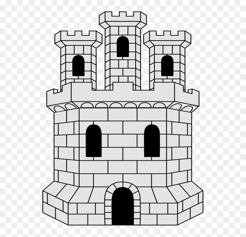 Castle Clipart Black And White, HD Png Download - arms png