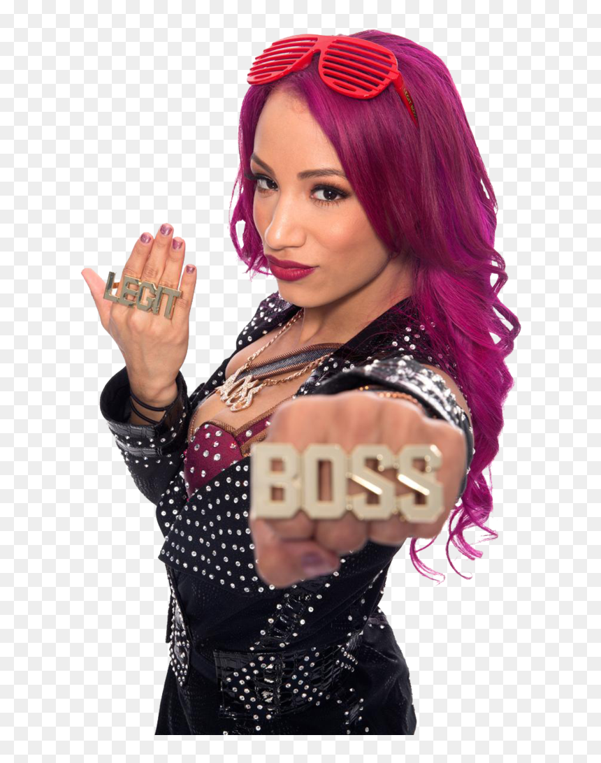 Wwe Sasha Bank 2016, HD Png Download - sasha banks png