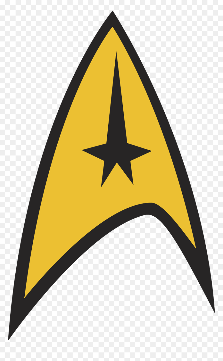 Star Trek Captain Logo, HD Png Download - yellow star png