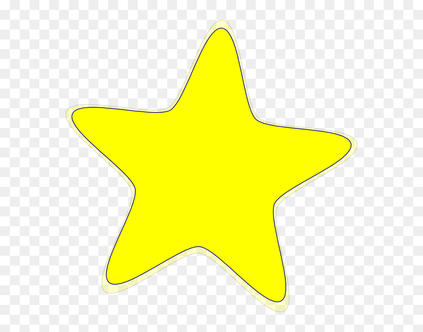 Yellow Star Transparent Background, HD Png Download - yellow star png