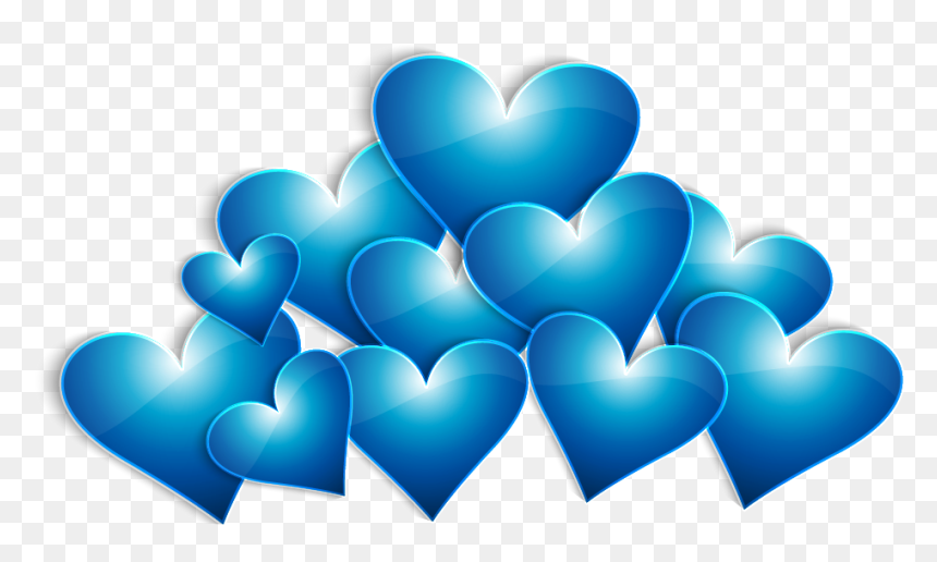 Transparent Blue Png Heart, Png Download - heart.png