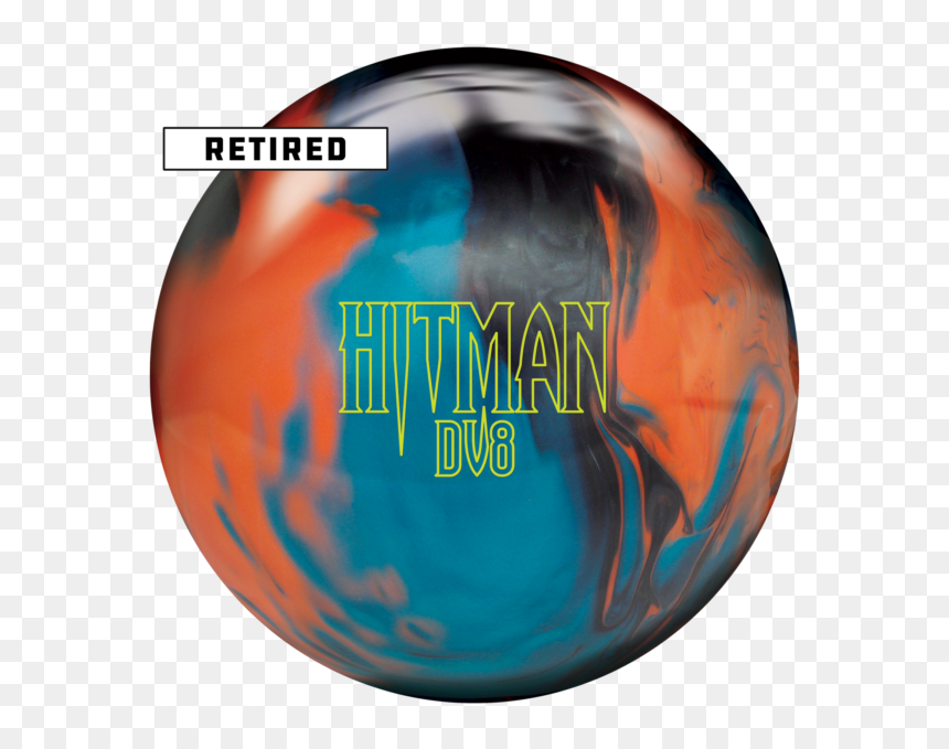Dv8 Hitman Bowling Ball, HD Png Download - bowling ball png