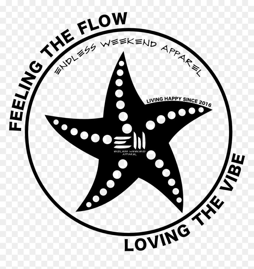 Starfish Silhouette, HD Png Download - white starfish png