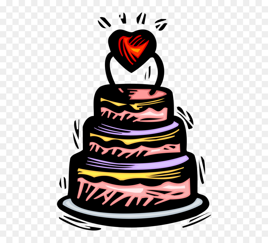 Clip Art, HD Png Download - wedding cake clipart png