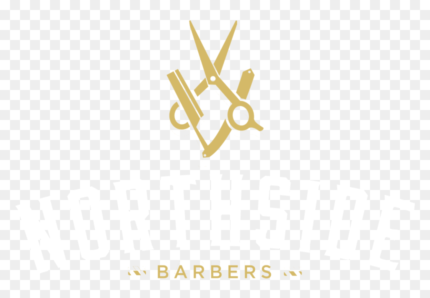 Northside - Barber Shop Logo Gold, HD Png Download - barber blade png