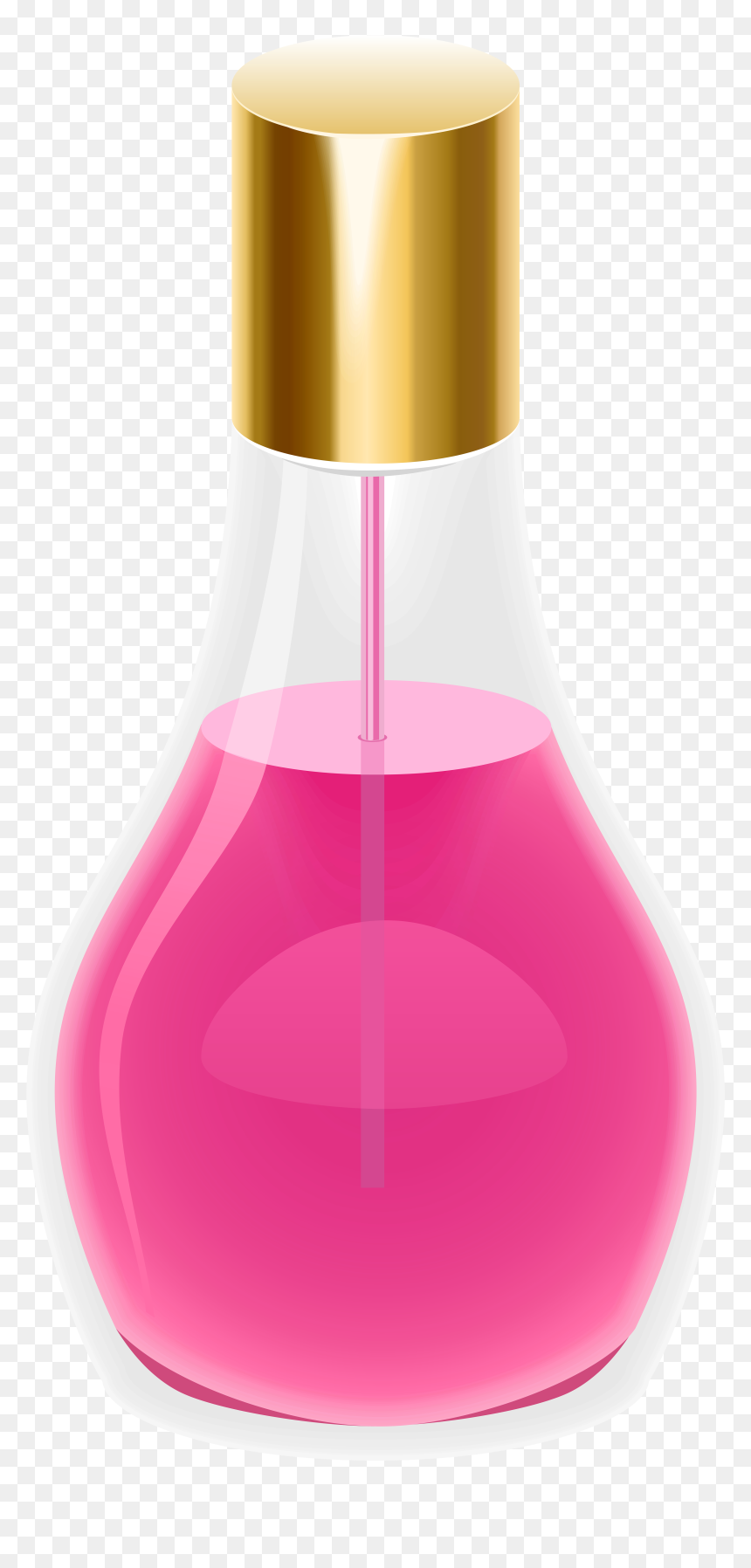 Transparent Clear Bottle Png - Perfume Bottle Clipart Png, Png Download - clear bottle png