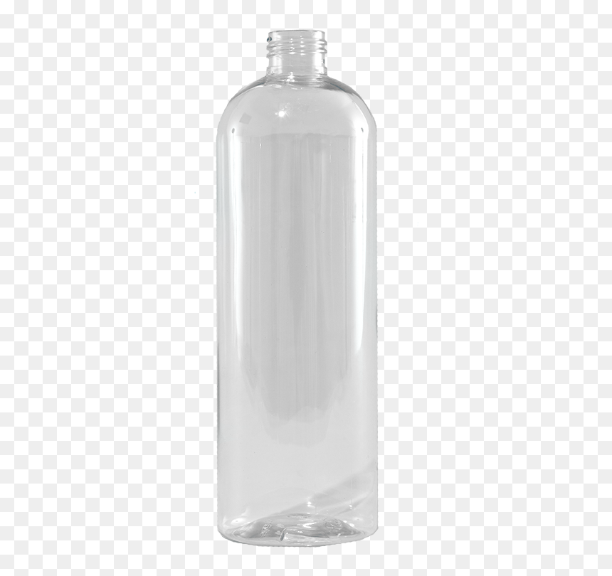 16 Oz Clear Pet Plastic Bullet Bottle, 24-410 - Plastic Bottle, HD Png Download - clear bottle png