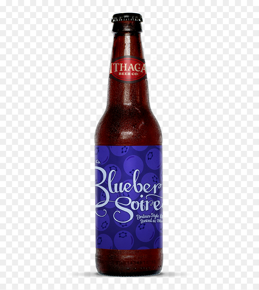 Ibc Blueberrysoiree Bottle Web - Ithaca Beer, HD Png Download - clear bottle png