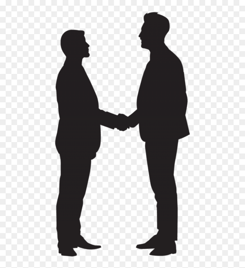 Men Silhouette Png Free Men Shaking Hands Clipart- - Men Shaking Hands Clipart, Transparent Png - man praying silhouette png