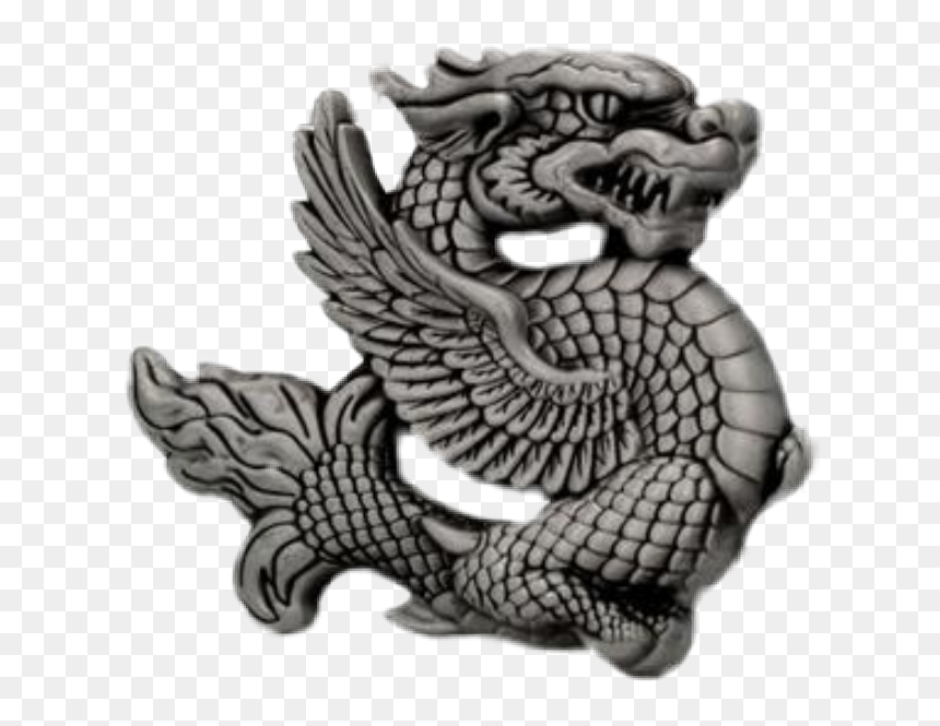#dragon #chinese #aesthetic #tribal - Figurine, HD Png Download - tribal dragon png
