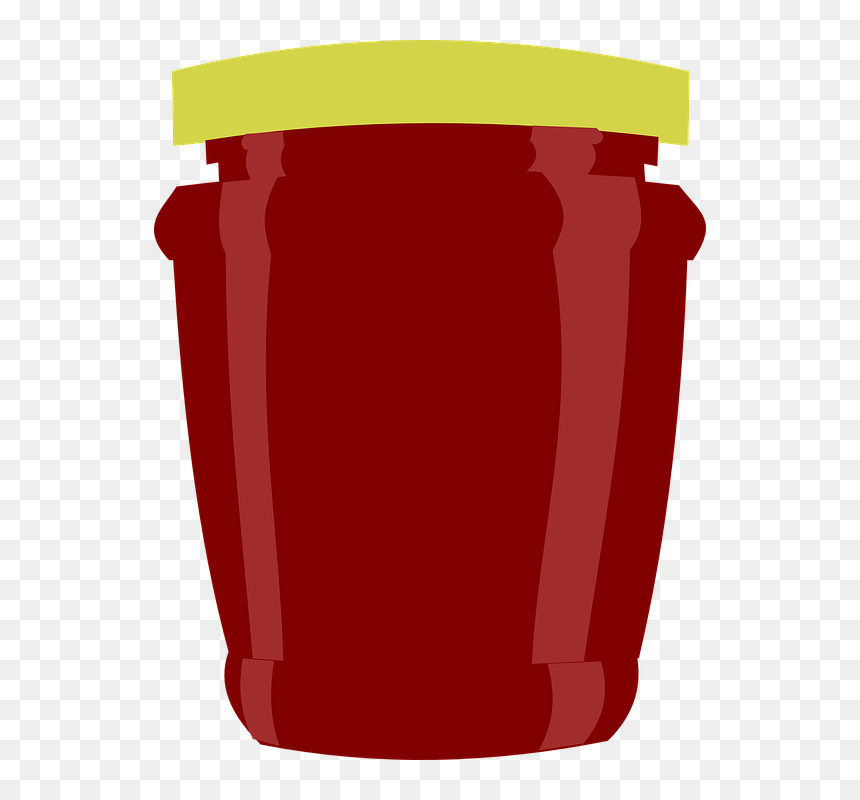 Glass Food Toast, HD Png Download - glass jar png